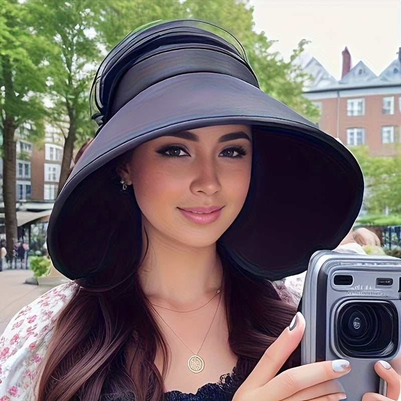 Summer Women's full-face sunshade hat