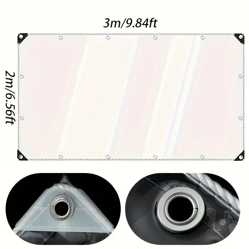 Heavy-Duty Transparent PVC Waterproof Cloth