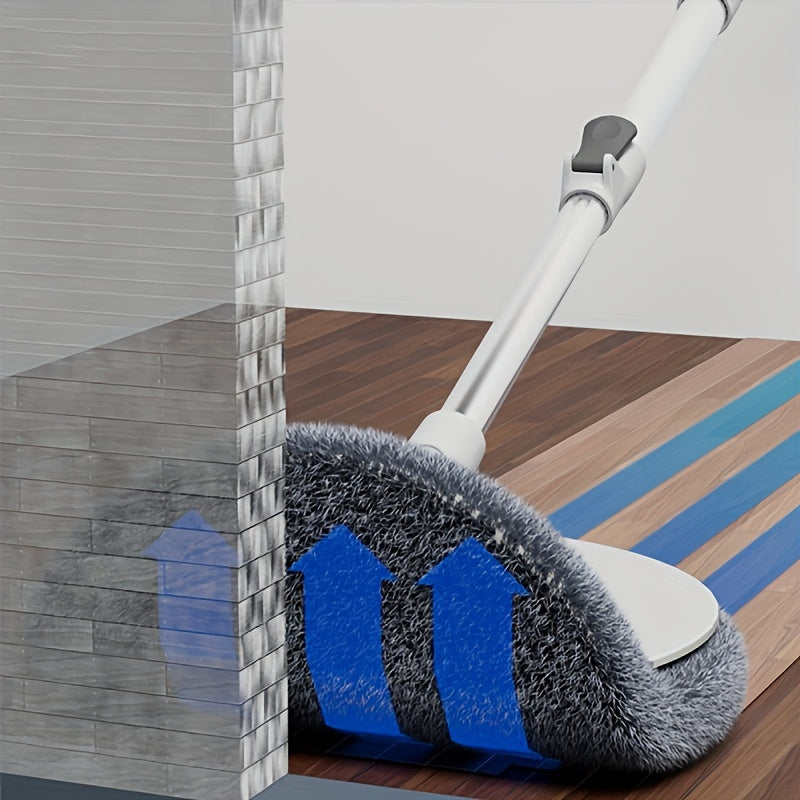 1 Set Household Spin Mop And Bucket Set, With 5 Mop Cloths
