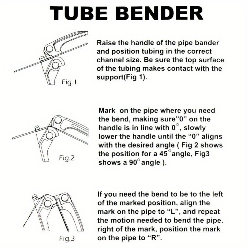 1pc 3-in-1 Copper Tube Bender