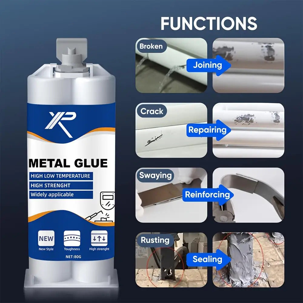 6pcs Metal Glue Professional Grade Metal to Metal Glue Bonding Repair