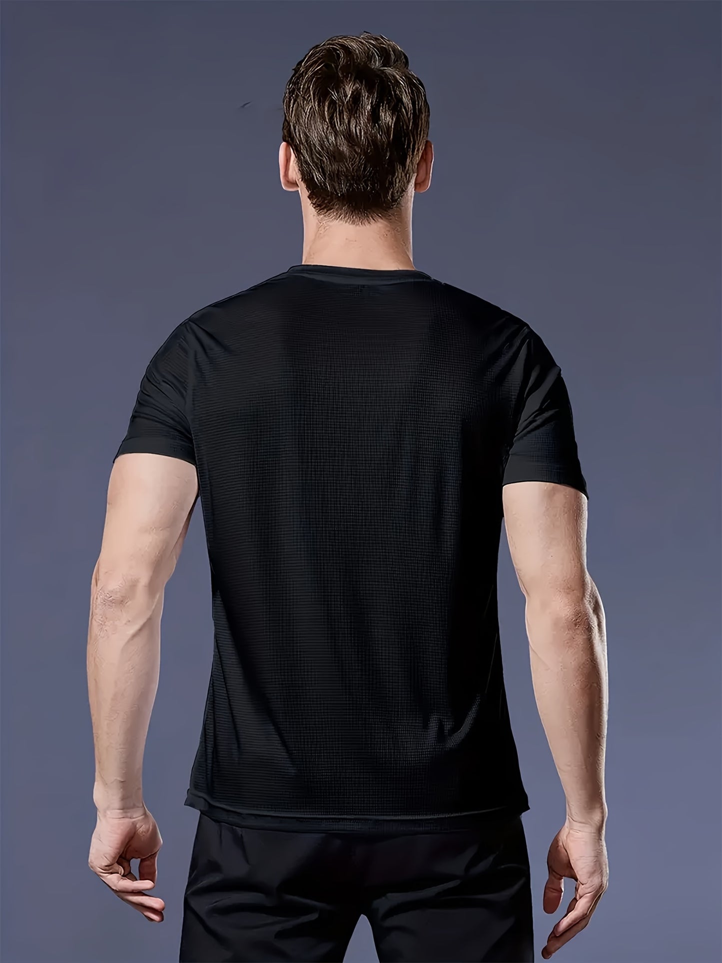 6-Pack Lightweight Quick-Drying Men's Crew Neck T-Shirt