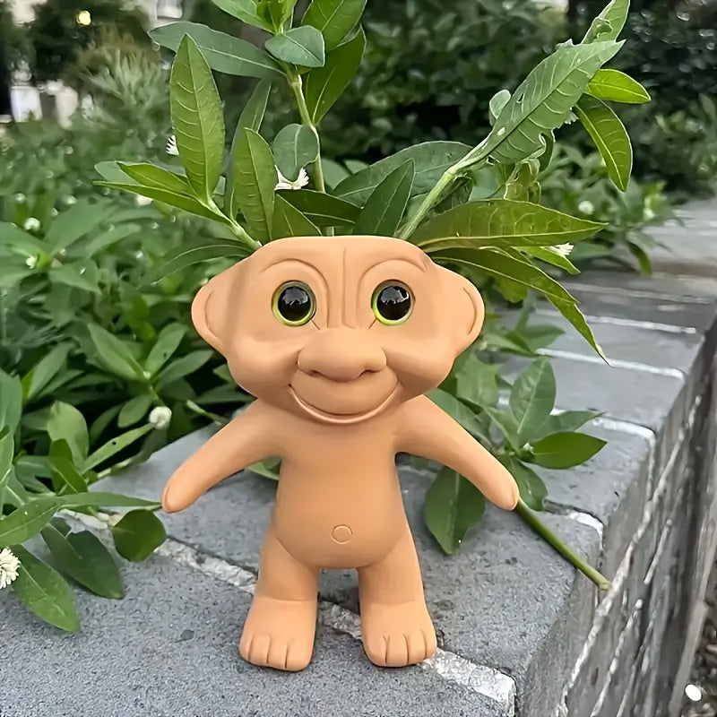 1pc Whimsical Alien Body Resin Planter