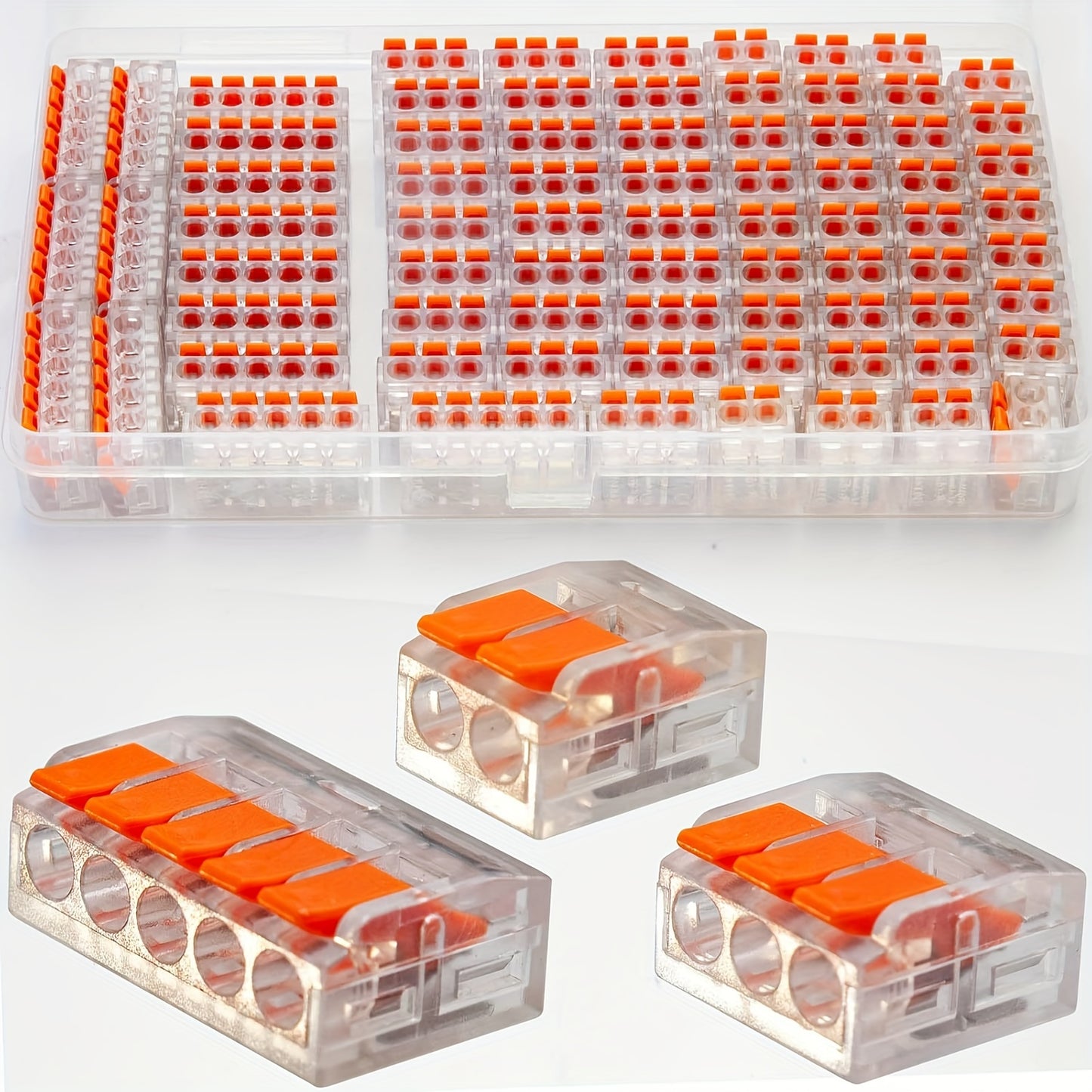 electrical quick connectors, lever wire connectors combination kit