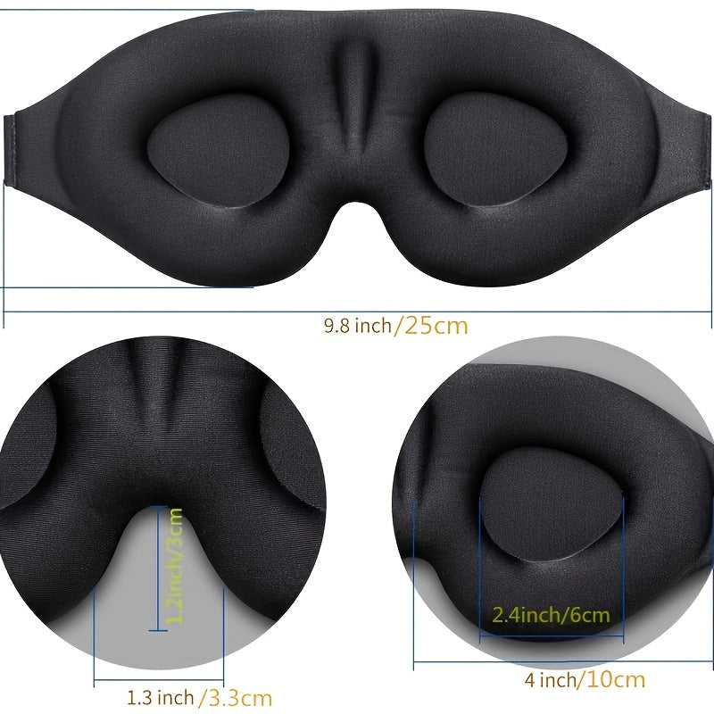 Soft 3D Contour Cup Sleep Mask