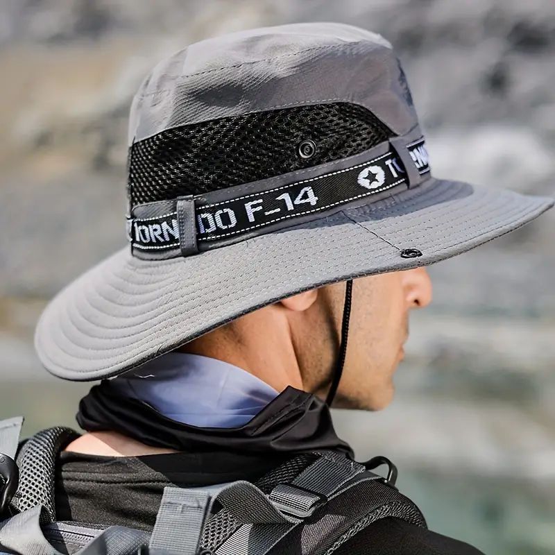 Stylish Men's wide-brim hat