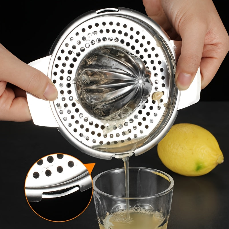 2pcs Stainless Steel Manual Citrus Juicer