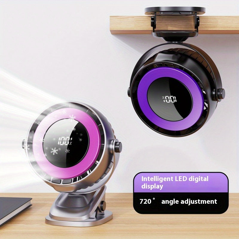 Ultra-Quiet Portable Clip-On Fan