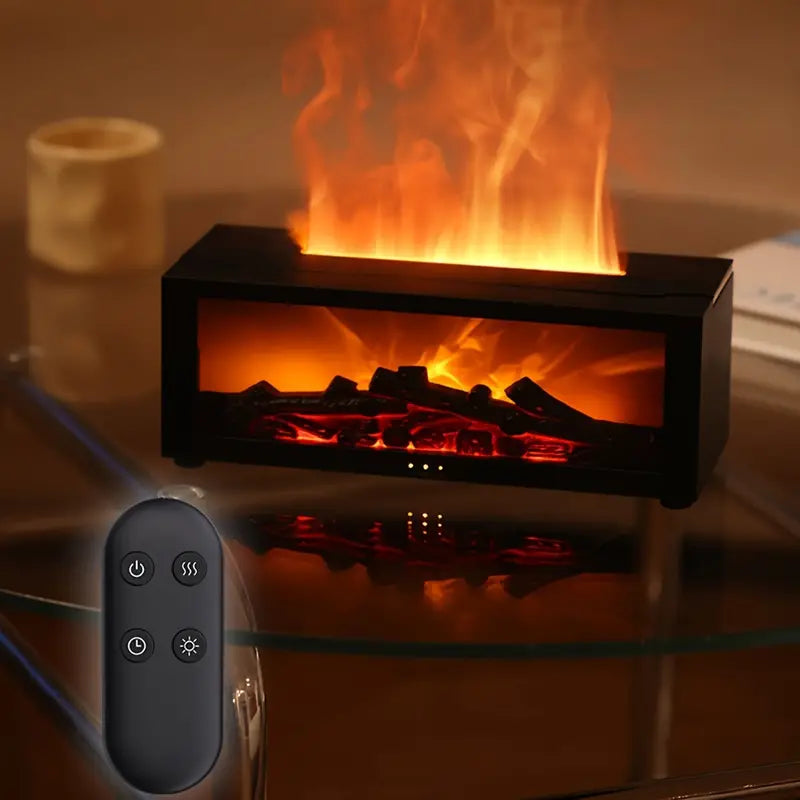 USB-Powered Simulated Flame Aroma Diffuser