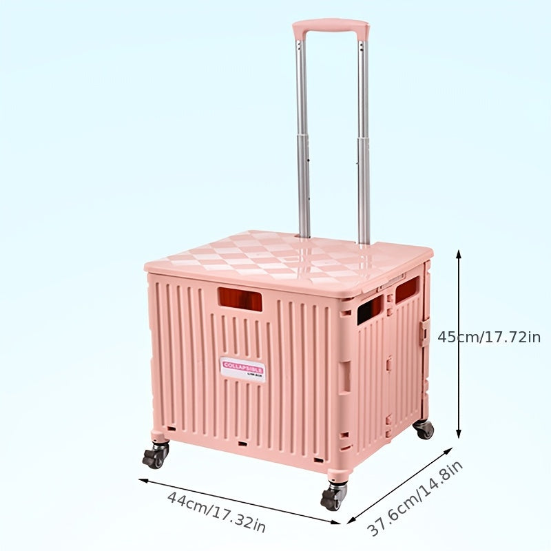 Versatile Folding Shopping Cart