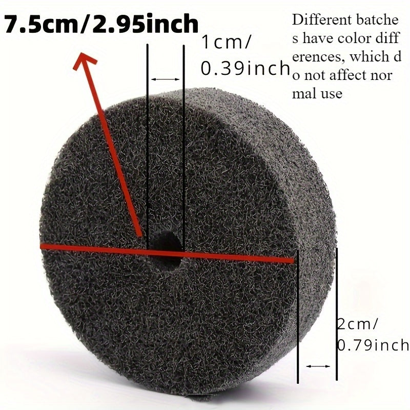 6 3-inch fiber polishing wheels