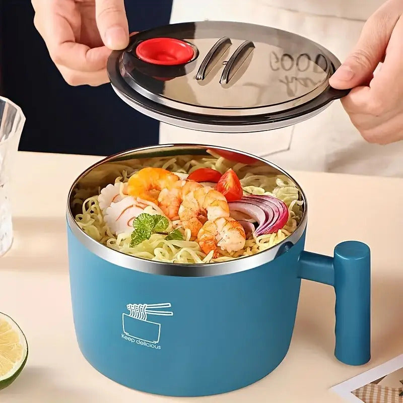 6PCS Stainless Steel Instant Noodle Bowl
