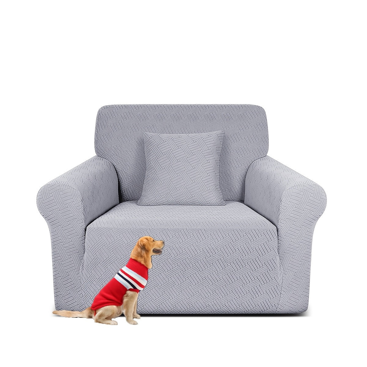 A Thickened Jacquard Sofa Cover With Elastic All-inclusive Sofa Cover