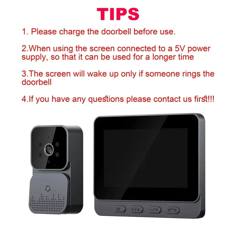 Smart Video Doorbell - Wireless