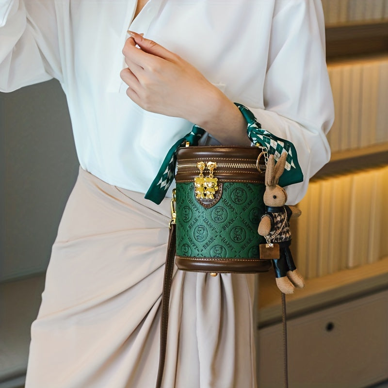 Mini Bear Cylinder Handbag