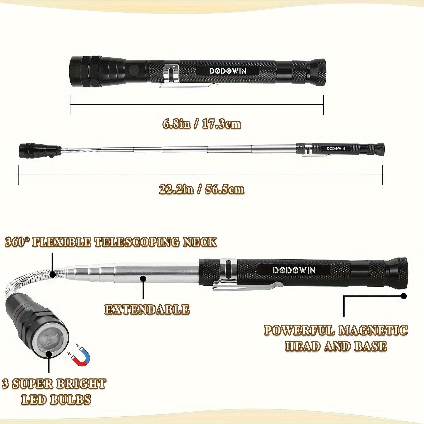 Telescoping Magnetic Pickup Tool
