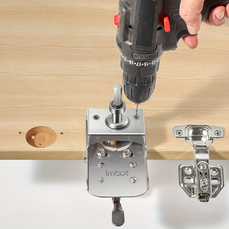 Stainless steel hinge positioning punch