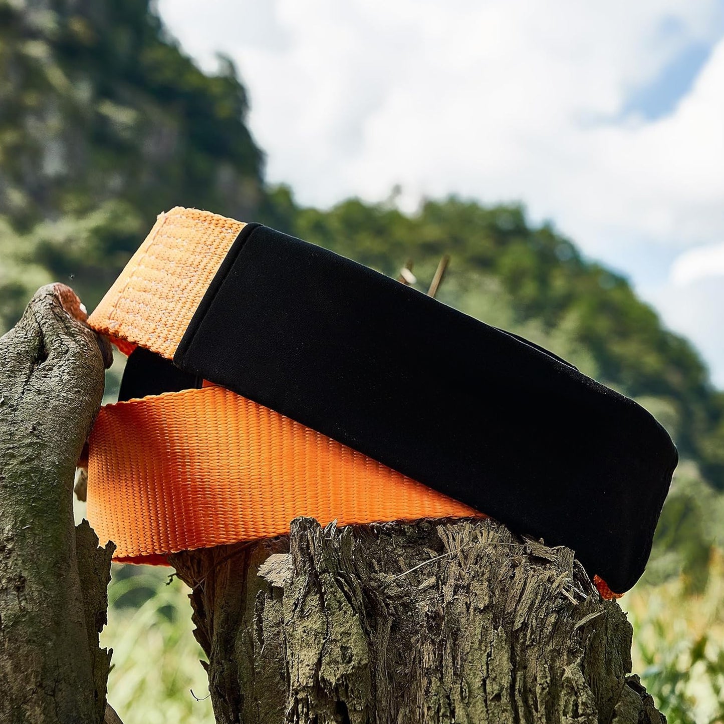 Emergency Towing Winch Line Extension, with Extra Large Portable Bag