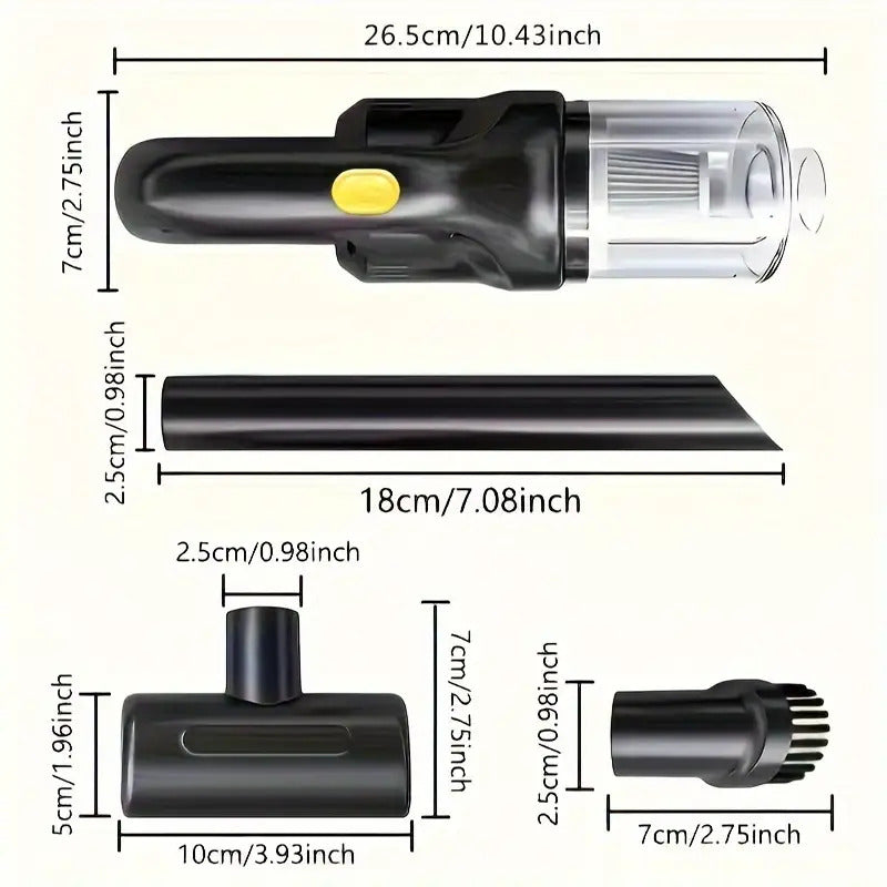 High-Suction Cordless Handheld Vacuum Cleaner