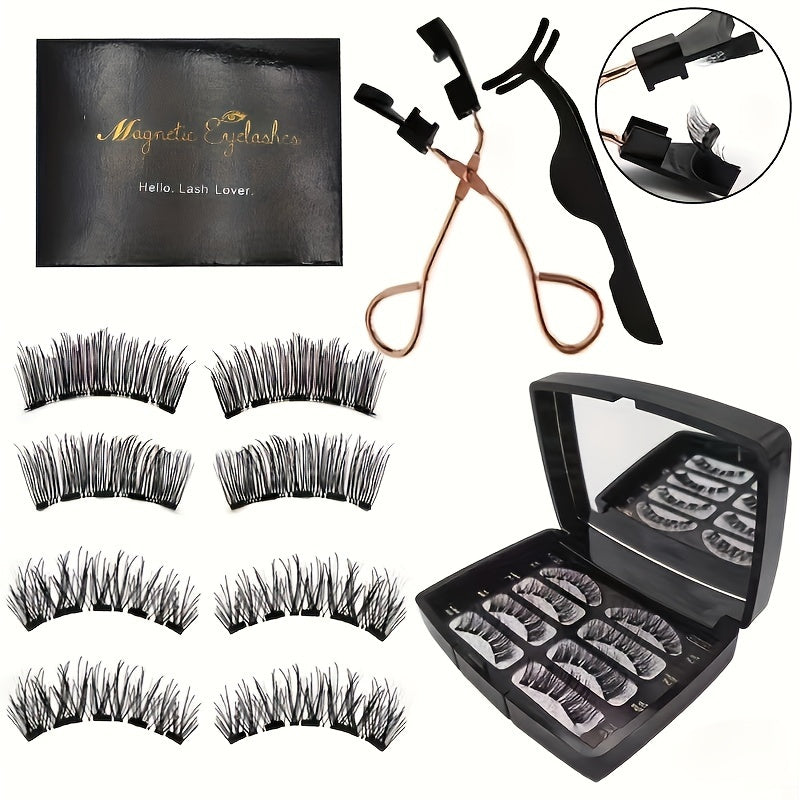 Magnetic Eyelash Clip Does Not Require Glue