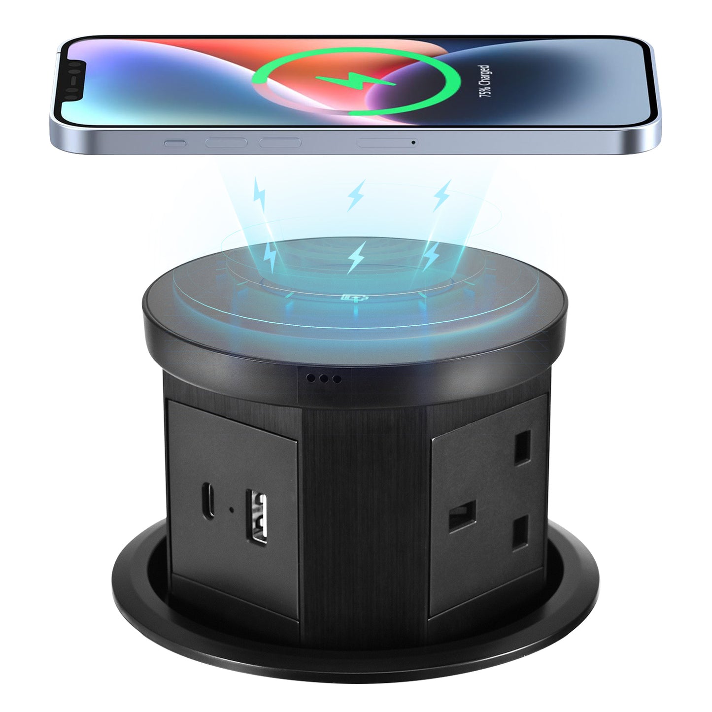 Automatic pop-up power socket