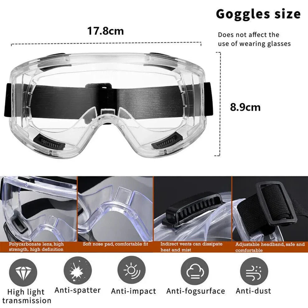 6200 Type Gas Mask with Replaceable Filter Pad