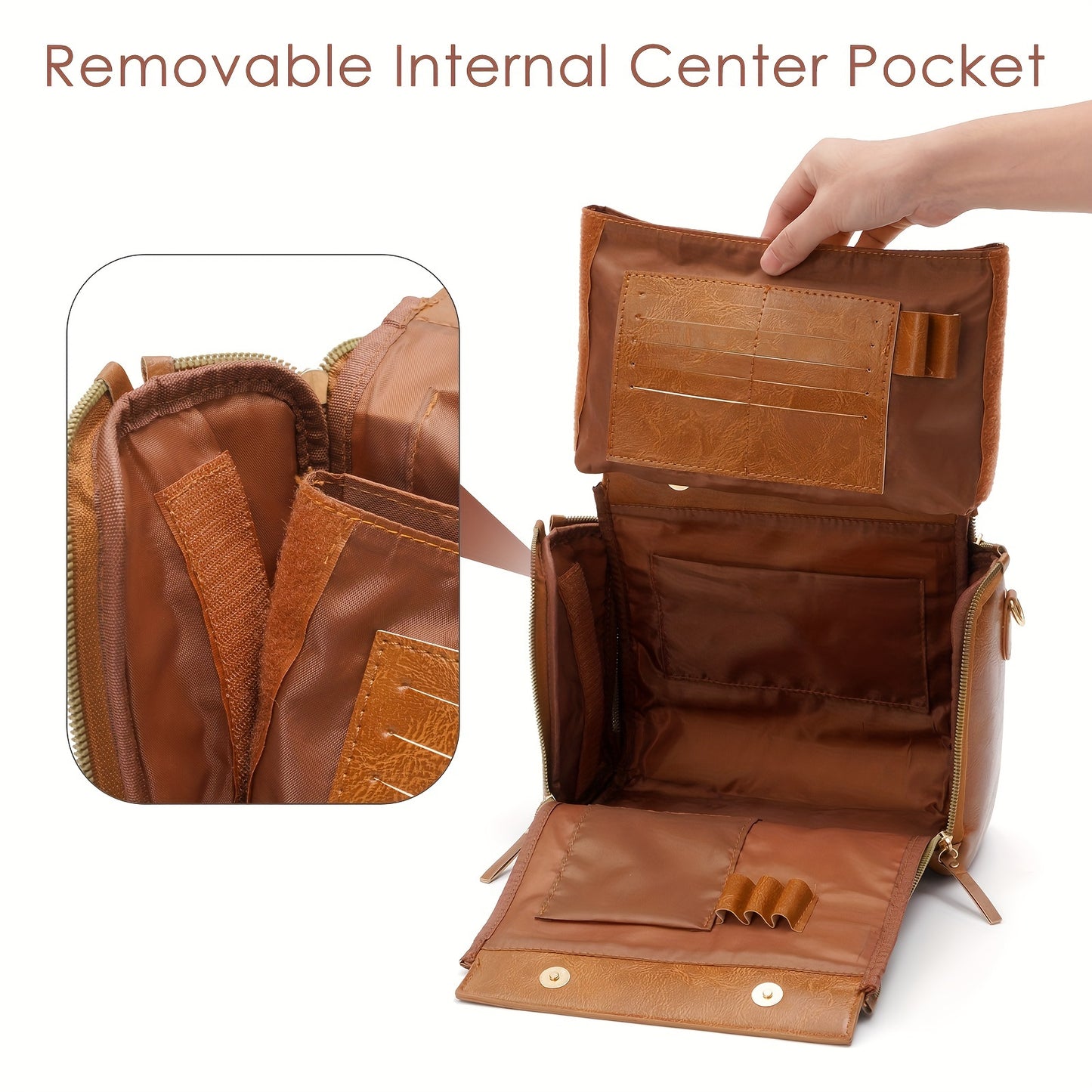 Stylish Retro Brown Faux Leather Women’s Crossbody Bag