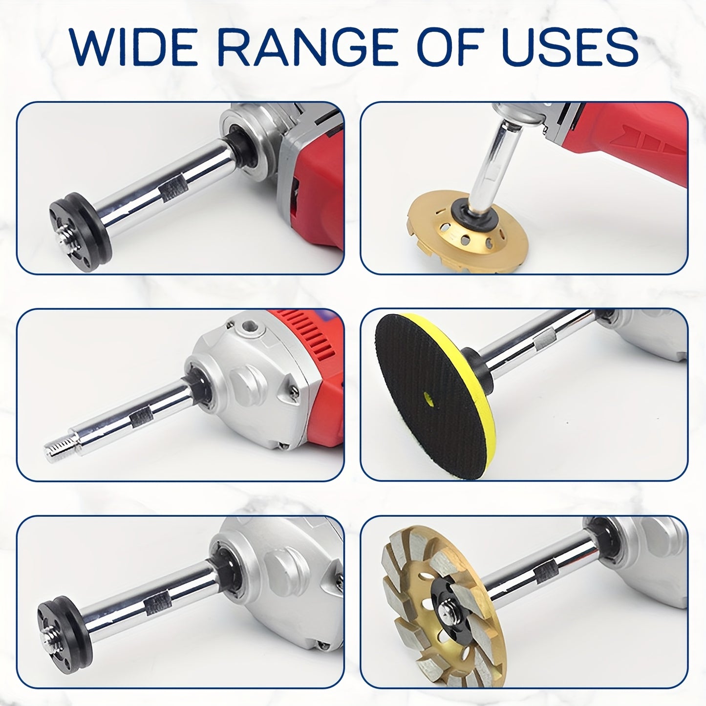 3pcs Angle Grinder Extension Rod Set