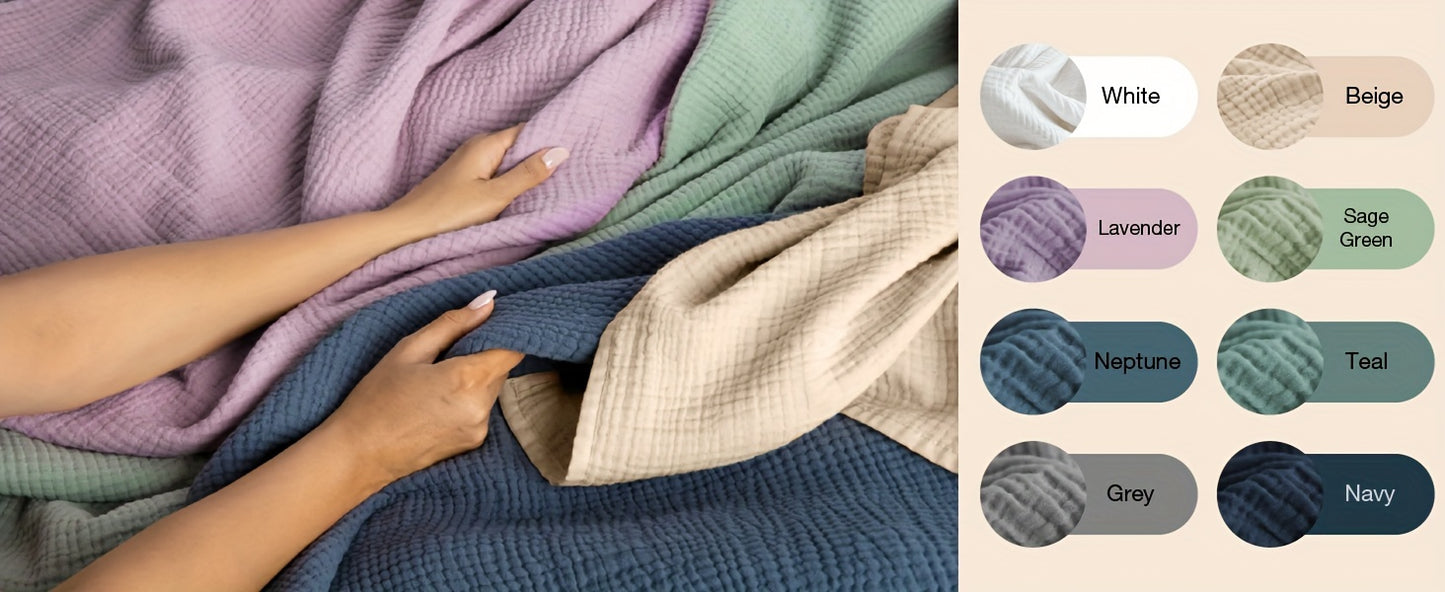 100% Cotton Muslin Blankets