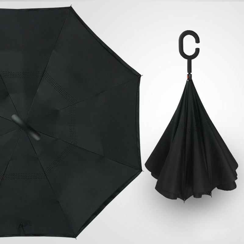 8 Ribs Portable Double Layers Umbrella