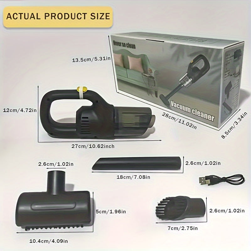 High-Suction Cordless Handheld Vacuum Cleaner