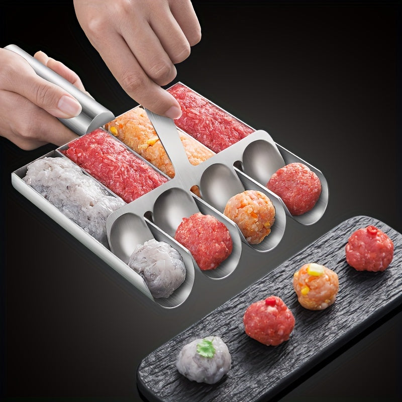 2pcs Stainless Steel Non-Stick Meatball Maker Set
