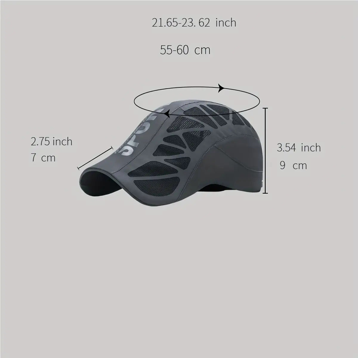Summer new SPORT letter forward hat