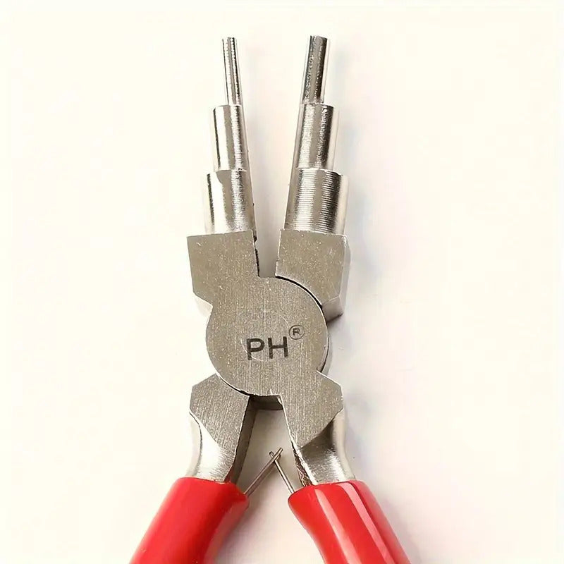 6-in-1 Jewelry Making Pliers Carbon Steel Looping Wrapping Pliers
