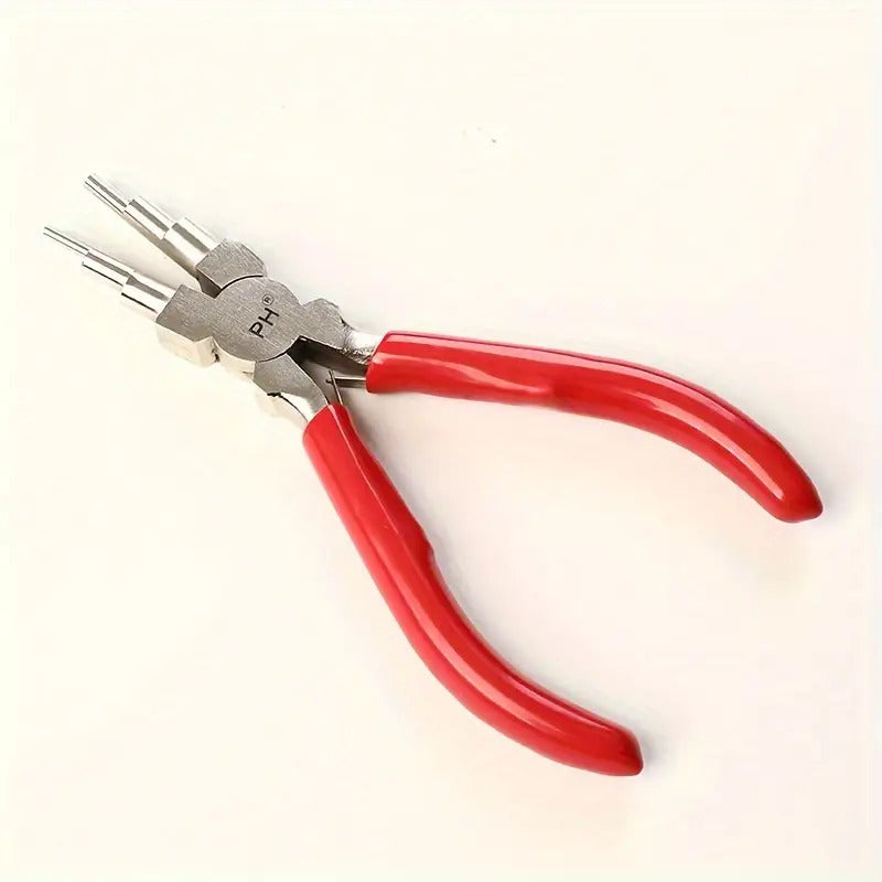 6-in-1 Jewelry Making Pliers Carbon Steel Looping Wrapping Pliers