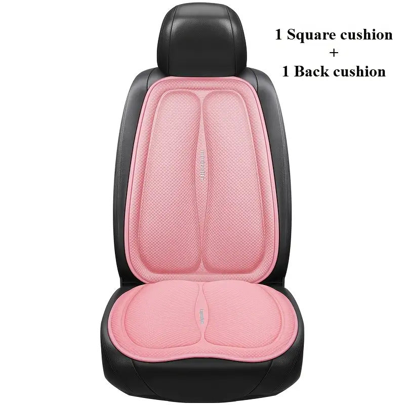 2pcs Set, Universal Car Seat Cushion + Backrest Padasons, Perfect Gift for Car Owners, Enhances Driving Experience