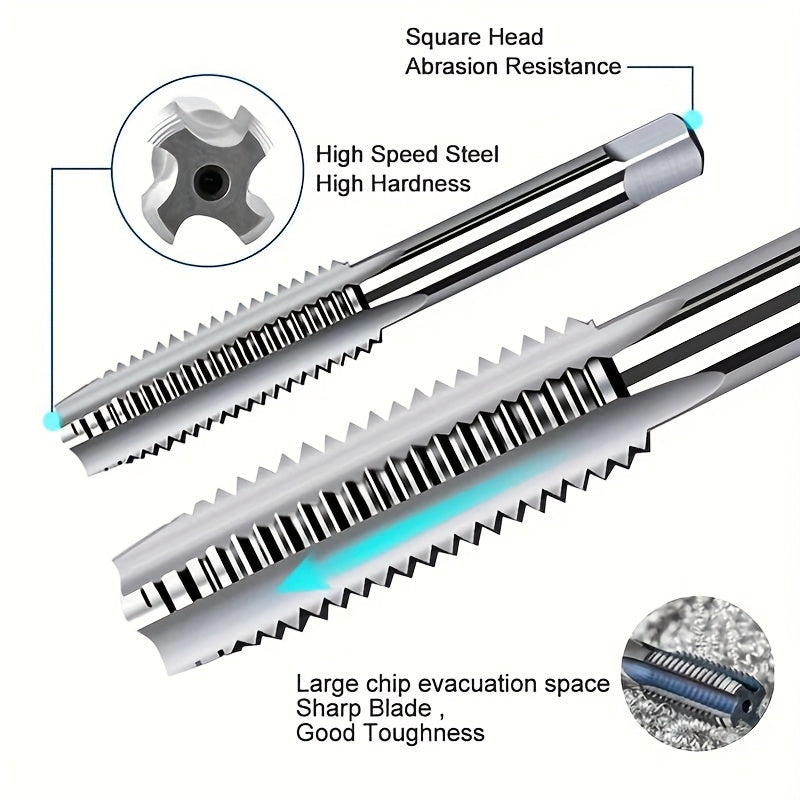 40pcs M3-M12 Multifunctional Tap and Die Set