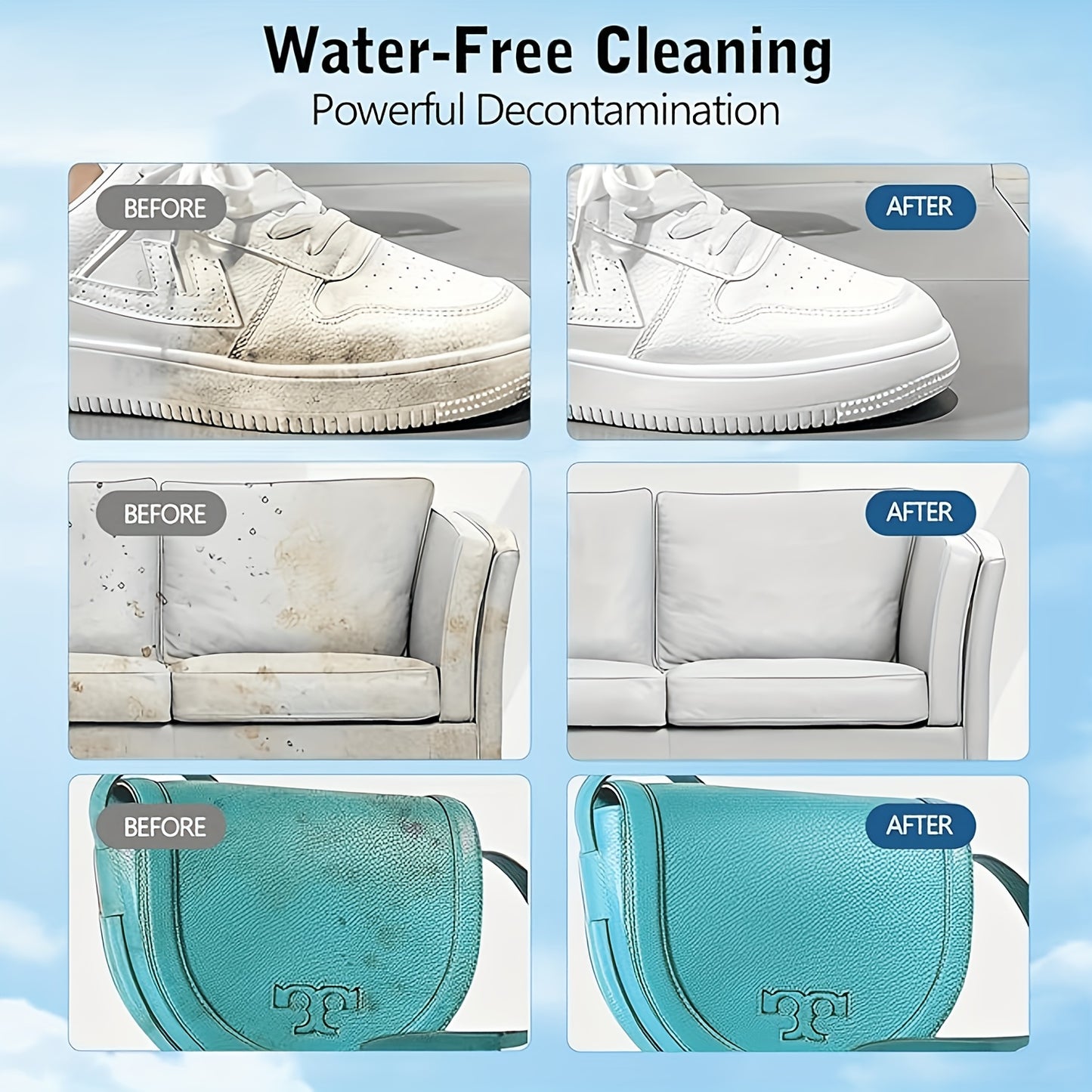 Multi-Purpose Shoe Cleaner Gel with Sponge