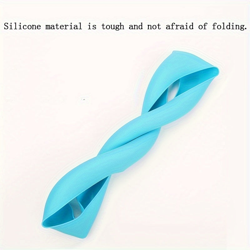 8pcs Ultra-thin Silicone Anti-slip Car Steering Wheel Protective Cover