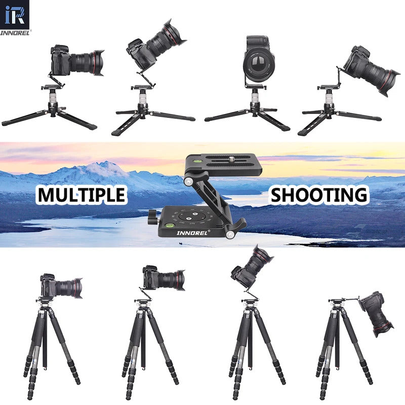 Z-type tilting tripod head