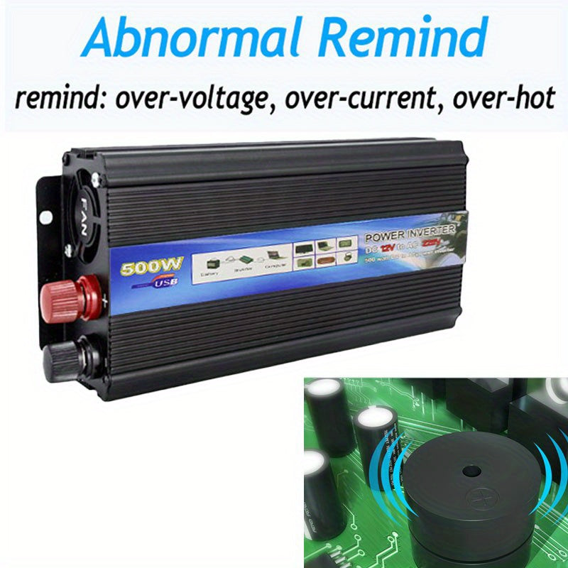 500W/ 1000W(Peak) Power Inverter