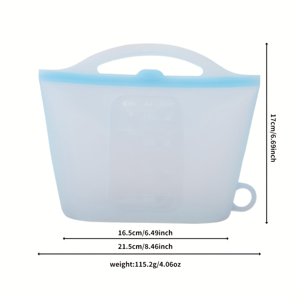 4pcs Leak-Proof Silicone Food Storage Containers