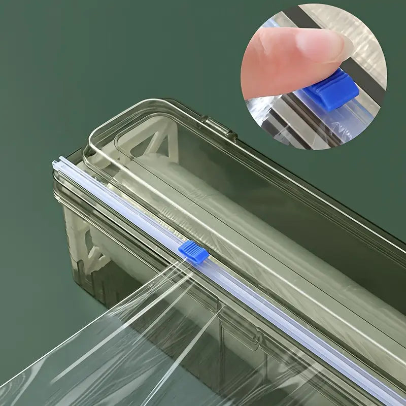 Upgraded Thick Cling Film Dispenser with Suction Base
