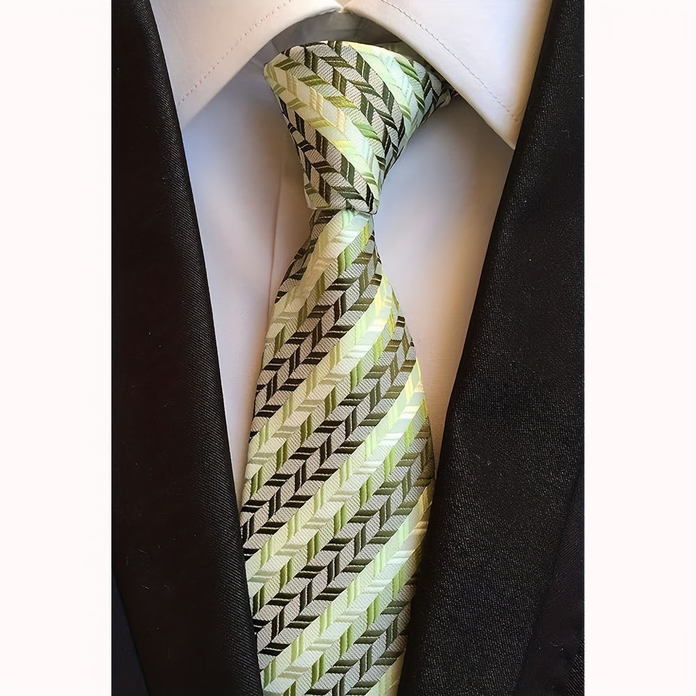 6pcs Classic Men's Braided Ties