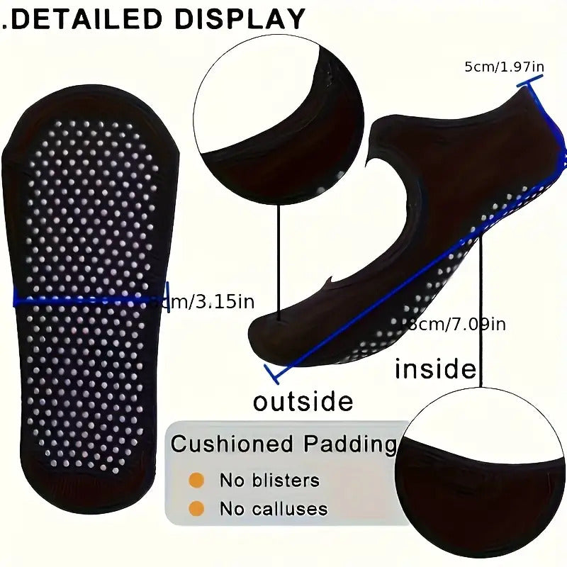 5 Pairs Anti-Slip Women's Professional Yoga Socks