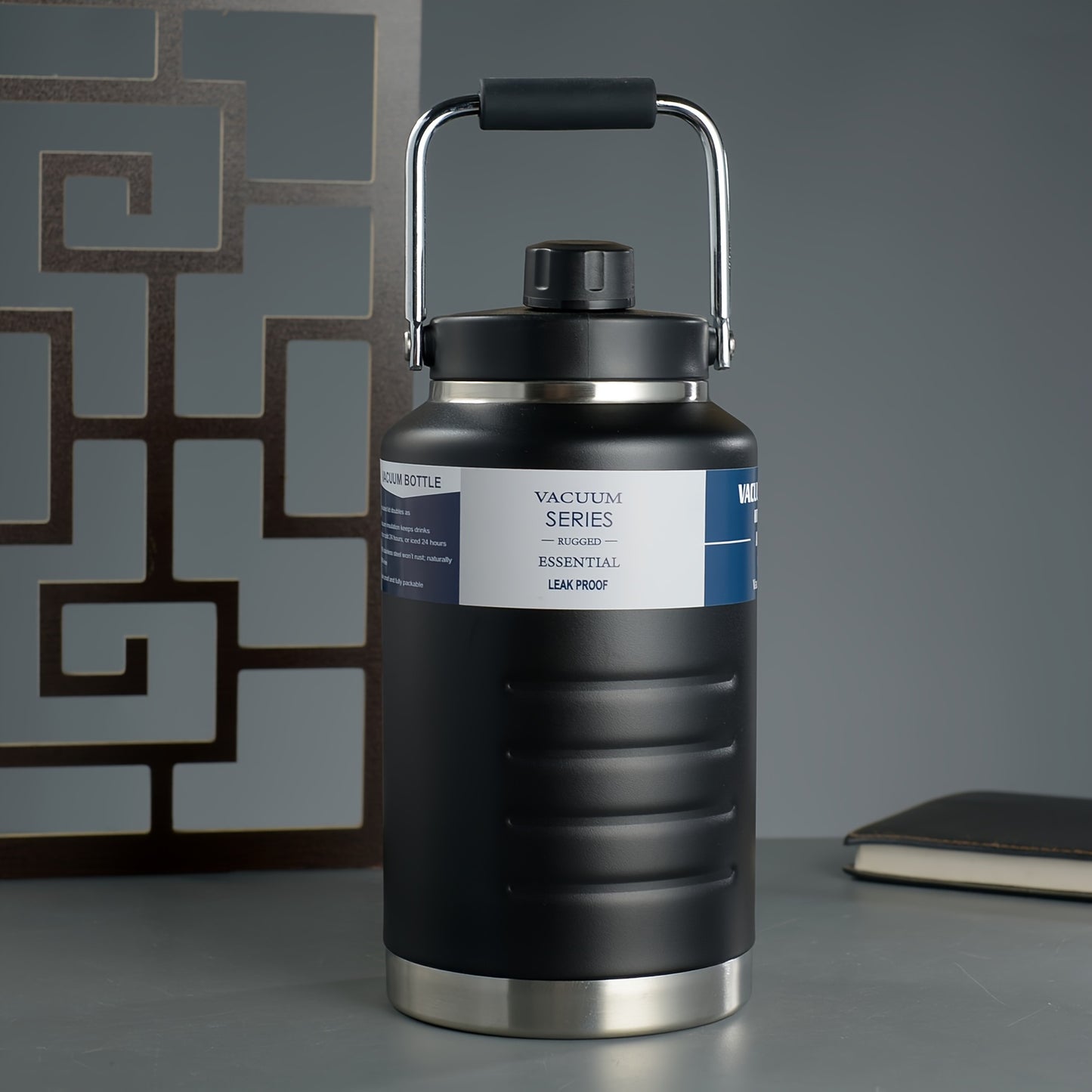 Stainless Steel Insulated Vacuum Bottle 2000ml with Magnetic Lid