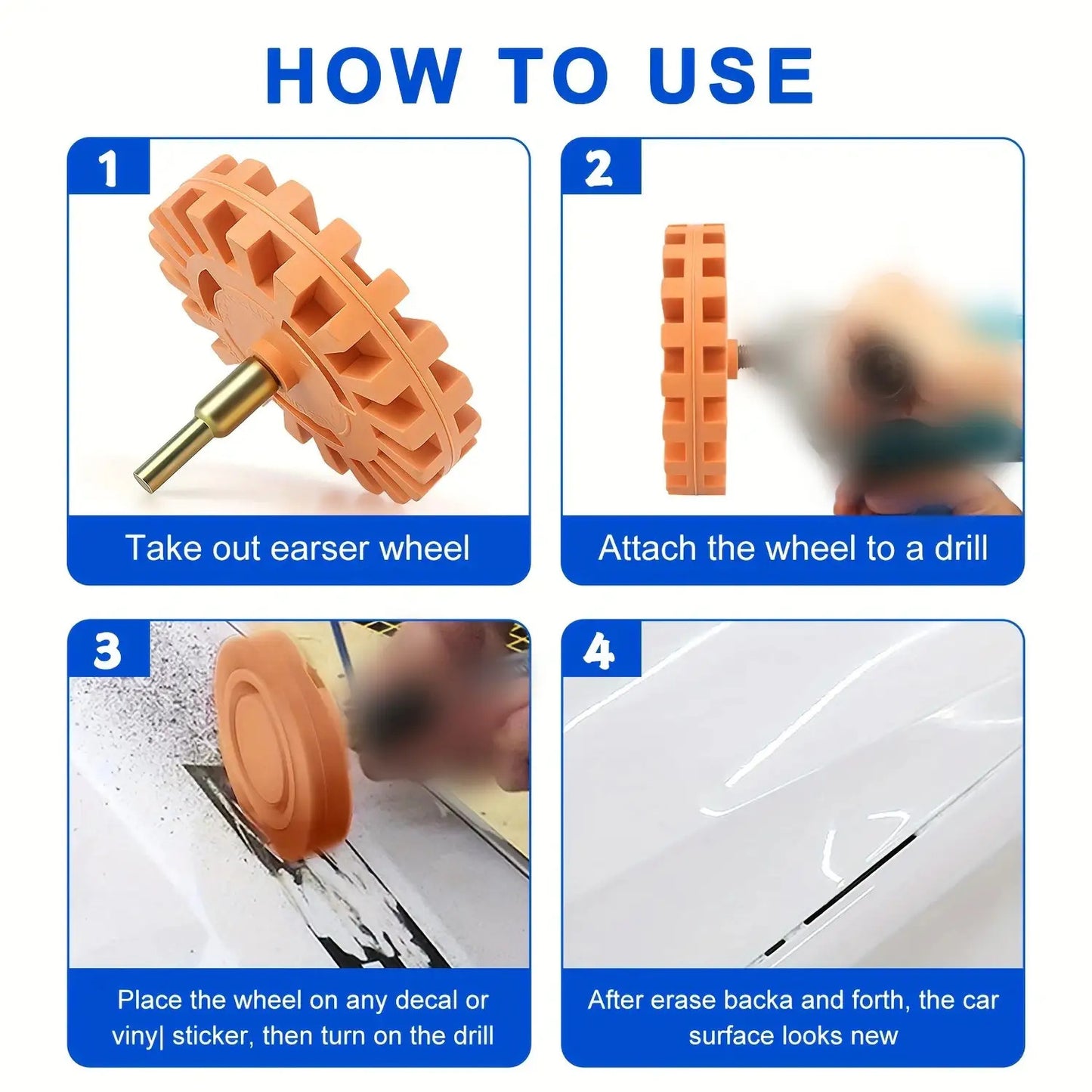 4-Inch Automotive Rubber Removal Wheel