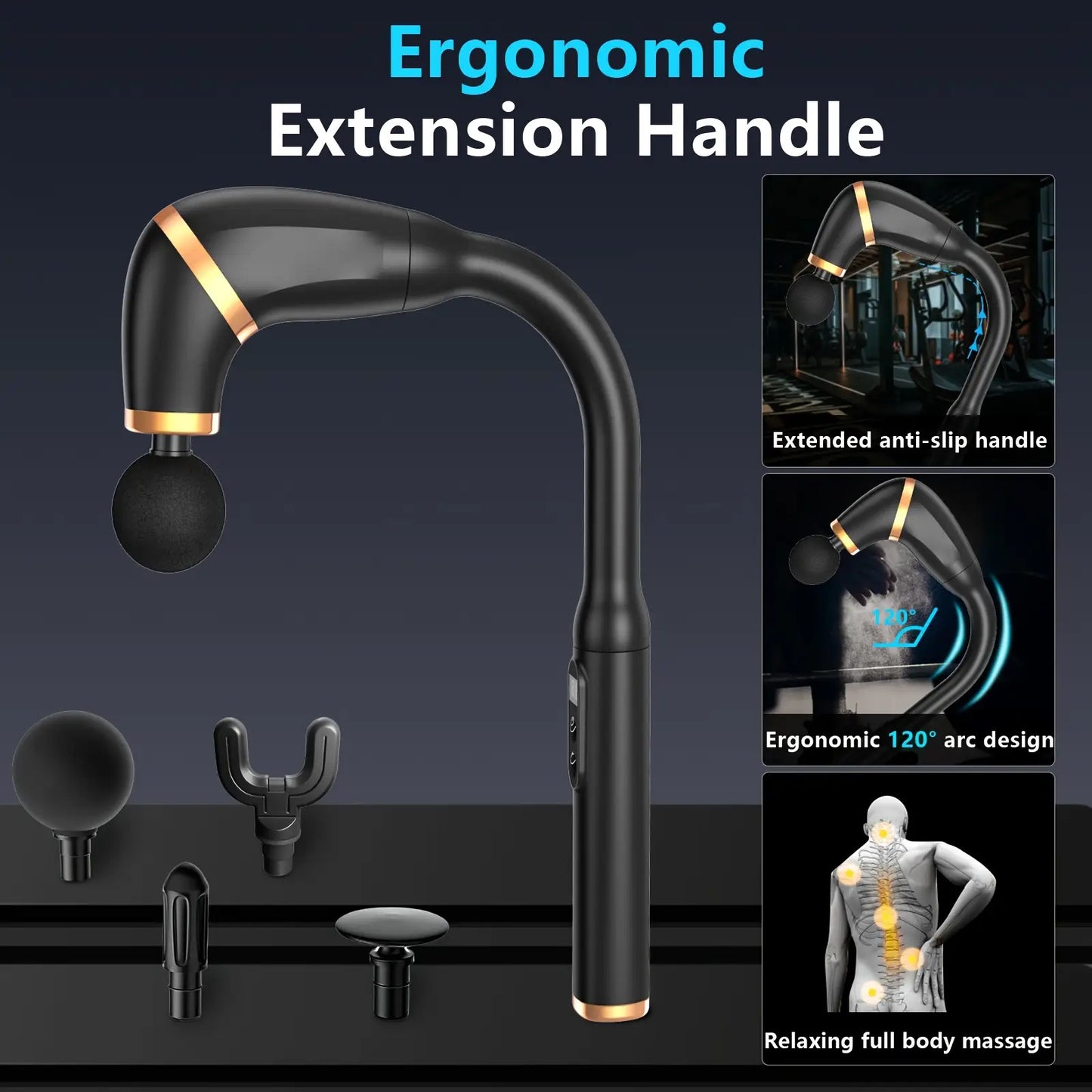 Deep Tissue Massage Gun - A Back Massager Designed for Deep Relaxation