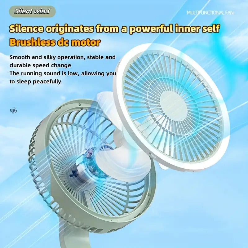 4000mAh 5-Speed Rechargeable Portable Fan