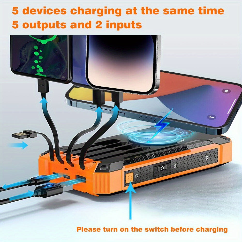 20000mAh Solar Tactical Power Bank
